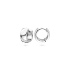 Klappohrringe 10,5 mm Silber rhodiniert