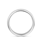 Ring 5,5 mm Sterlingsilber rhodiniert