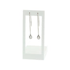 oorsieraden standaard wit 91 x 40 x 40 mm pos materialen