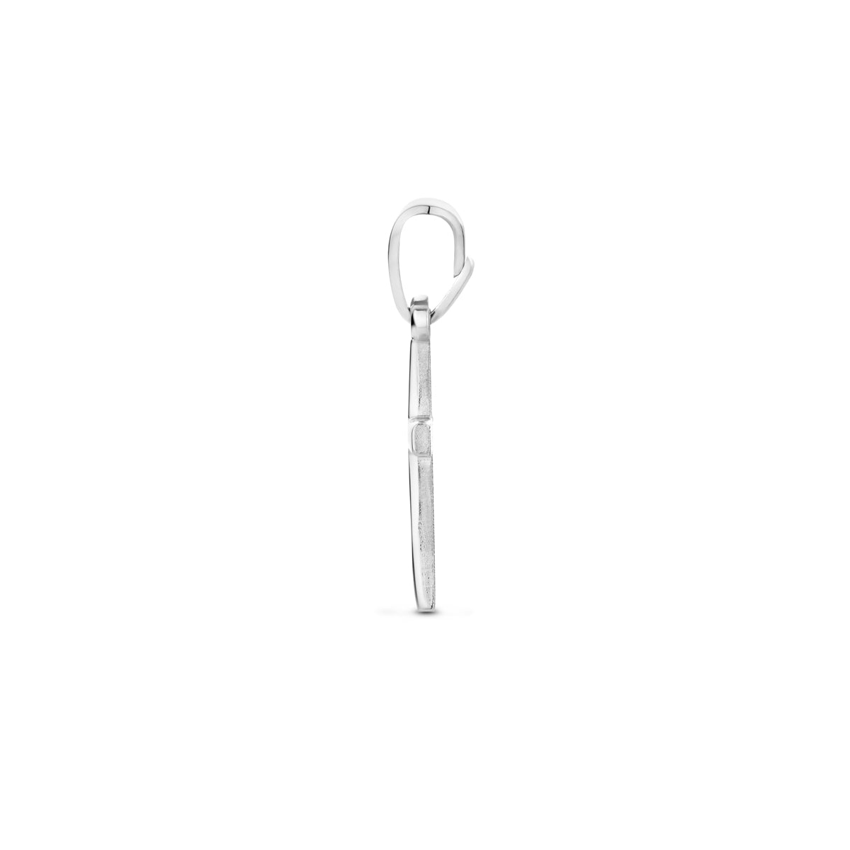 Anhänger Kreuz 20 mm rhodiniertes Silber