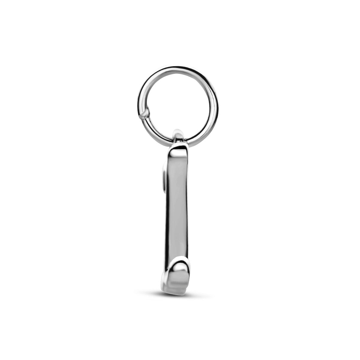 hanger letter zilver gerhodineerd