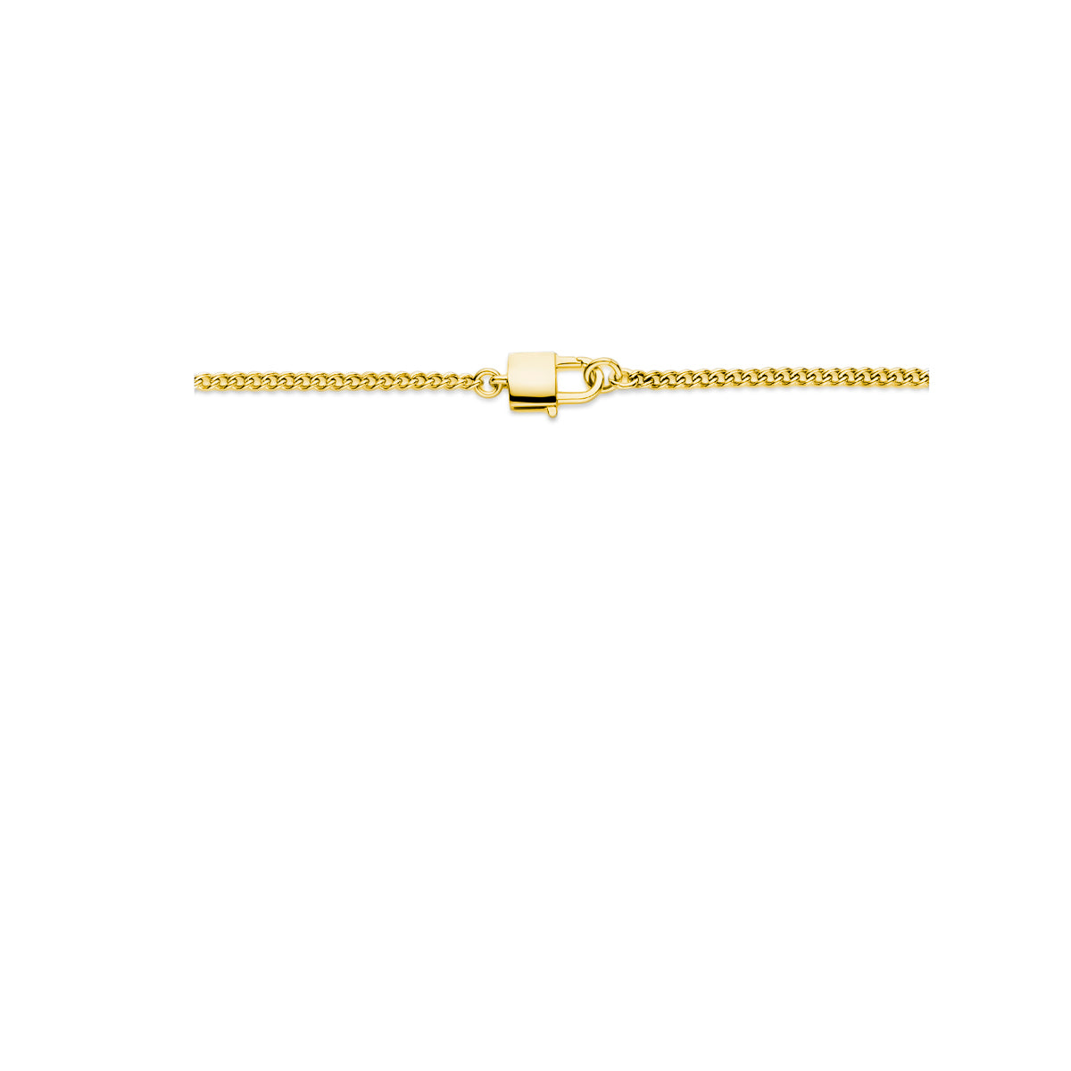 collier slot 3,0 mm 45 cm 3 micron zilver verguld (geel)