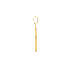 hanger kruis gediamanteerd 14K geelgoud