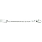 Gravurarmband Gourmetteplatte 4,2 mm silberweiß