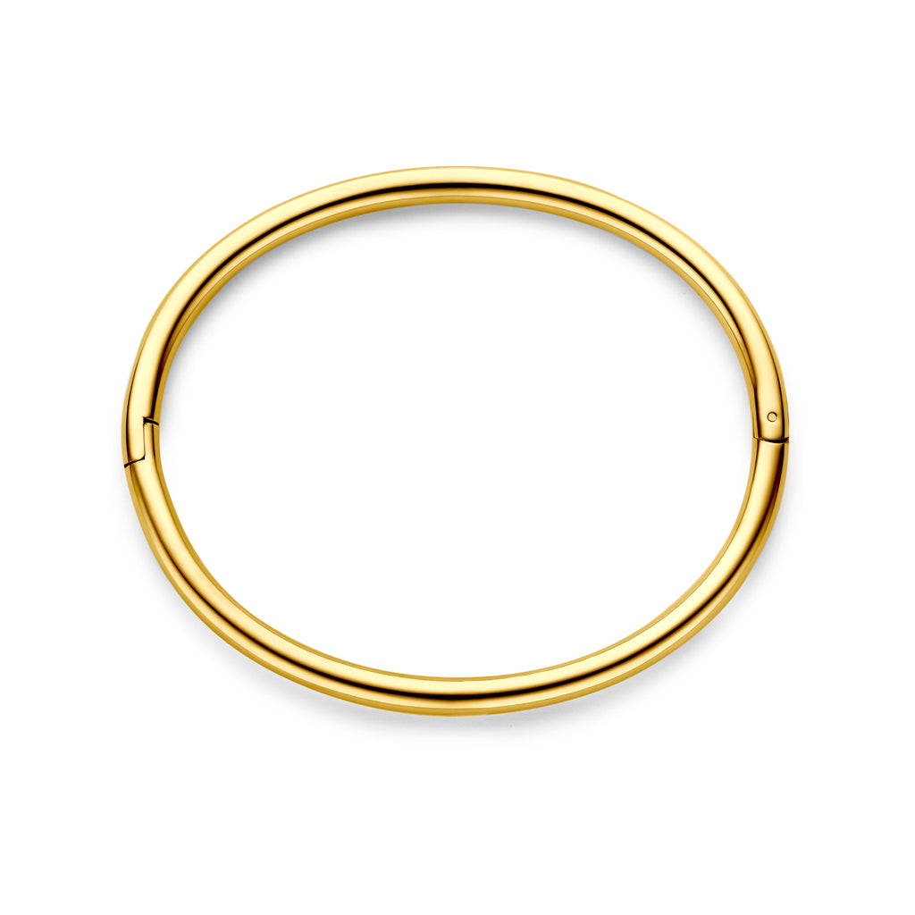Armreif Scharnier Ionenplattierung Rundrohr 4,0 mm 60 mm Edelstahl