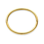 Armreif Scharnier Ionenplattierung Rundrohr 4,0 mm 60 mm Edelstahl