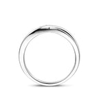 Ring Zirkonia Silber rhodiniert