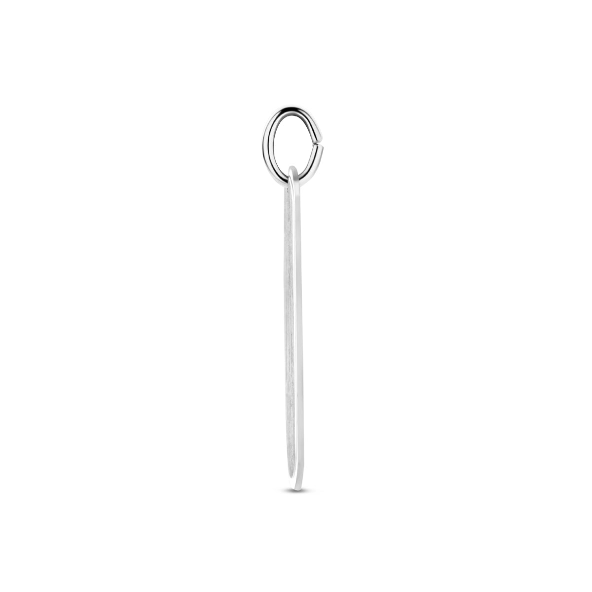 graveerhanger poli/mat 30 mm zilver gerhodineerd