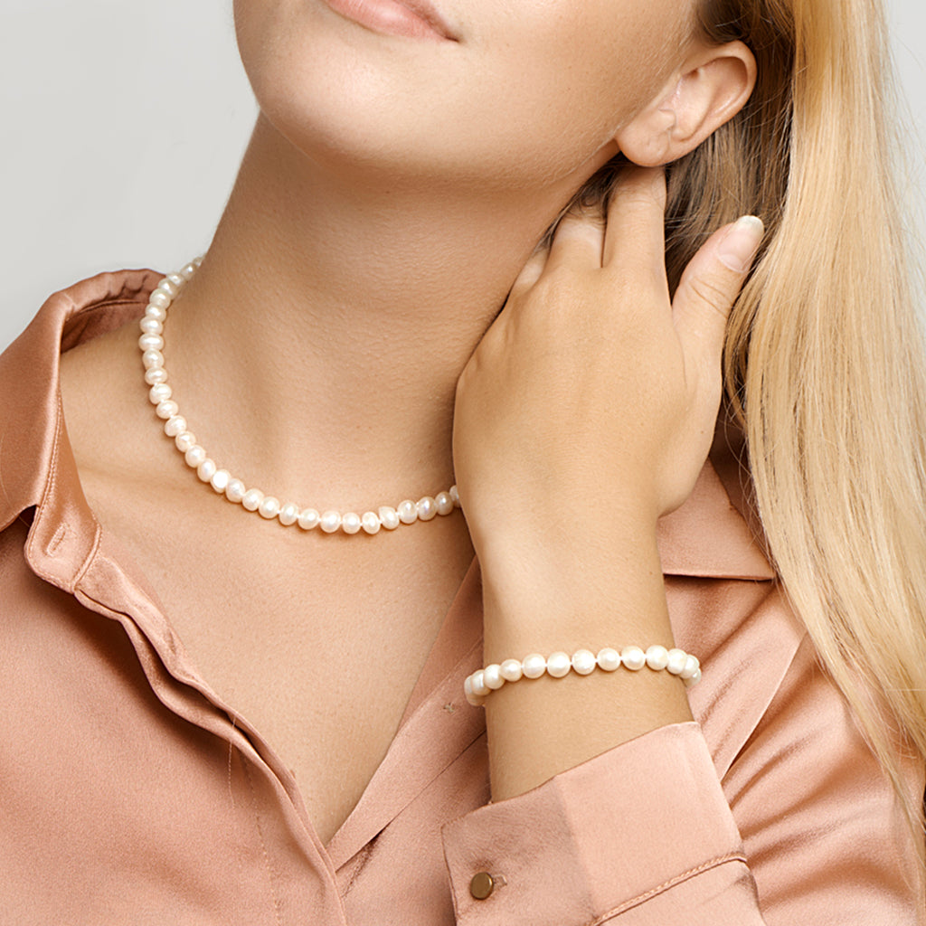 armband parel 7,5 mm 18 + 3 cm zilver gerhodineerd