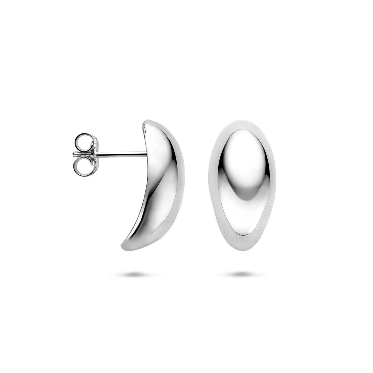 Ohrstecker 20 mm Silber rhodiniert