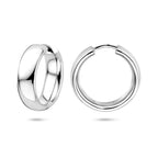 Klappcreolen 20 mm Silber rhodiniert