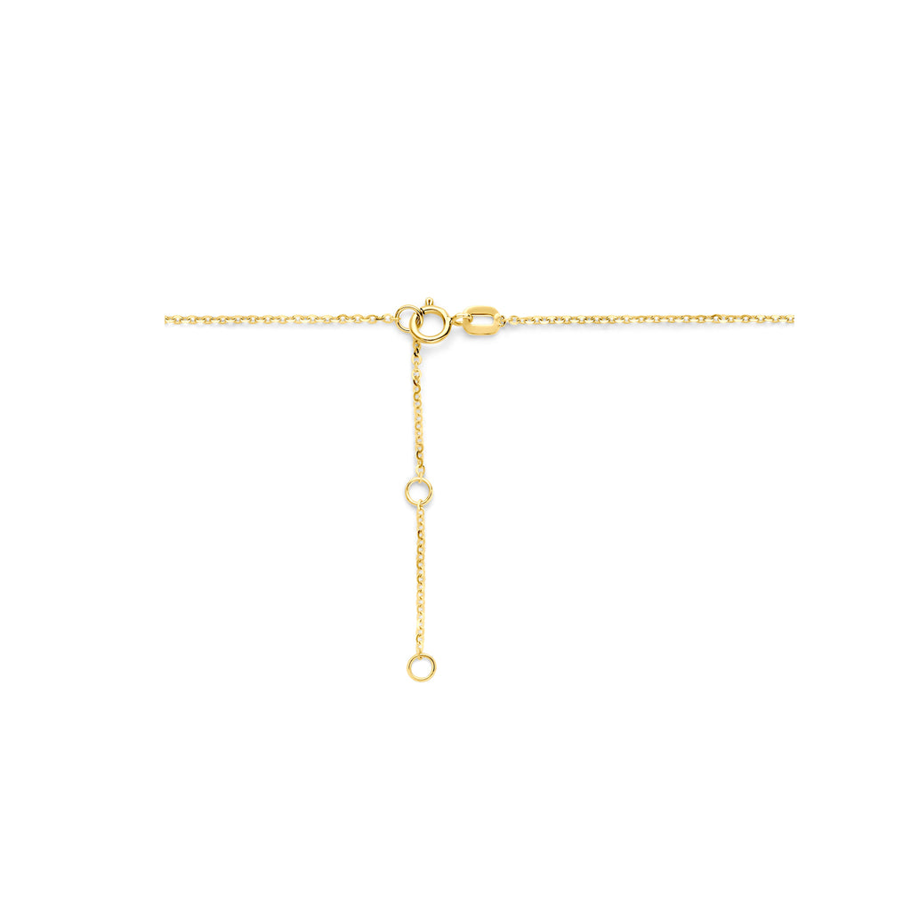 Halskette runder Zirkonia 40 - 42 - 44 cm 14K Gelbgold