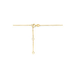 Halskette runder Zirkonia 40 - 42 - 44 cm 14K Gelbgold