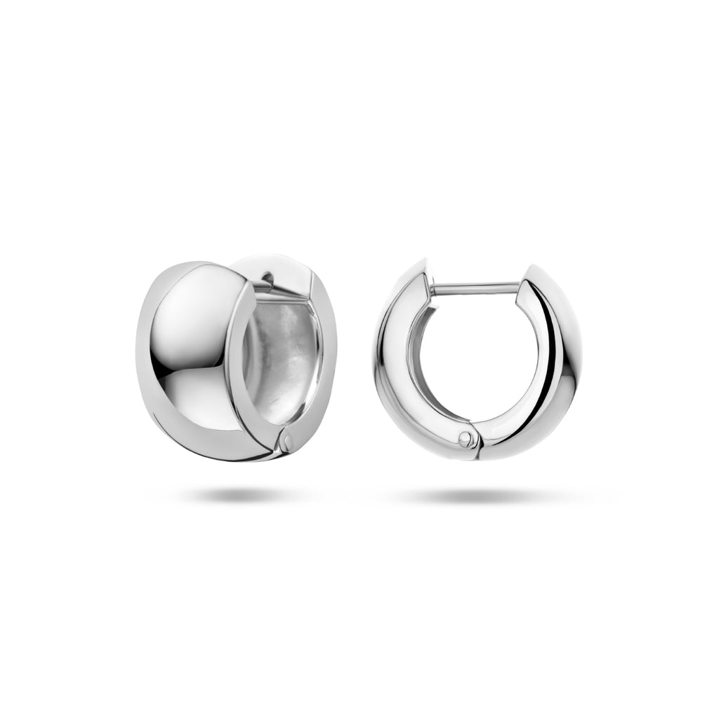 klapoorringen bol 17 mm zilver gerhodineerd