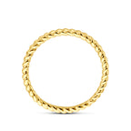 ring gedraaid 14K geelgoud