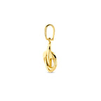 hanger knoop 16 mm 14K geelgoud