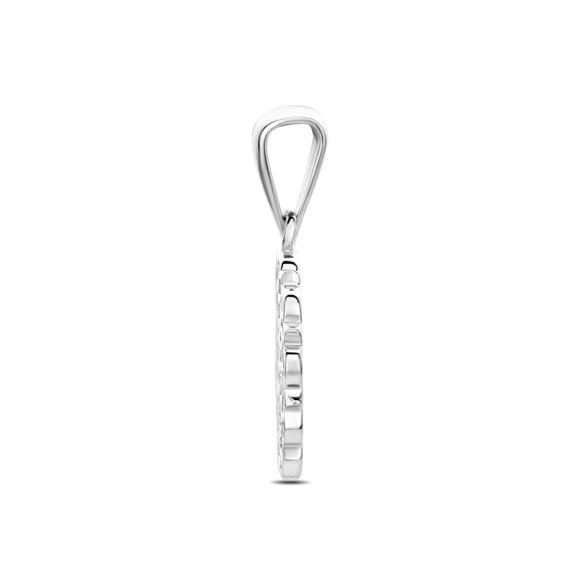 hanger 12 mm zilver gerhodineerd
