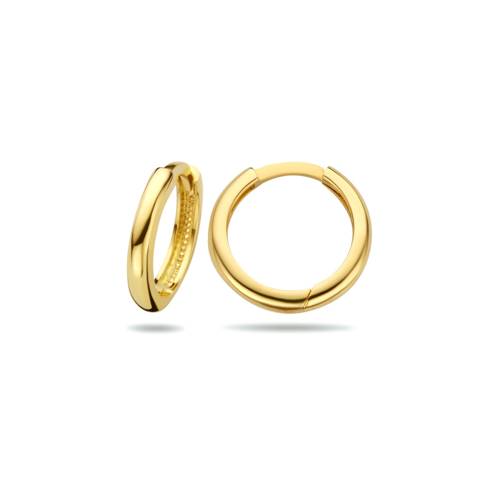 9K Klappcreolen 12,5 mm 9K Gelb