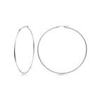 oorringen ronde buis 1,5 mm zilver gerhodineerd