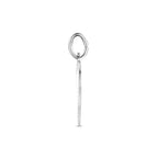 graveerhanger hartje 21 mm zilver gerhodineerd