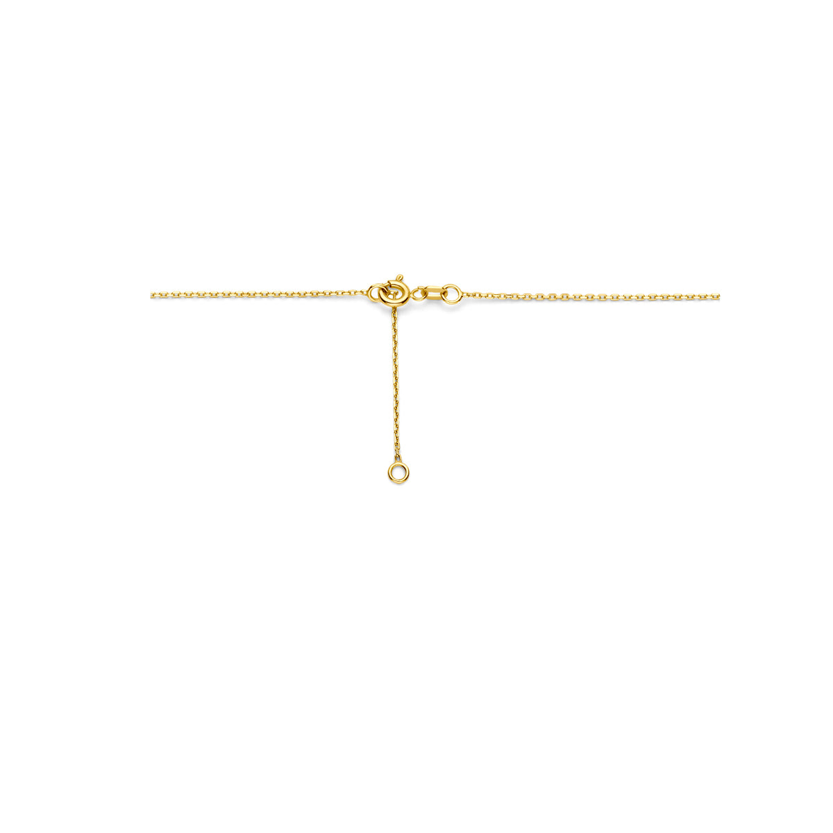 collier parels 42 + 3 cm 14K geelgoud
