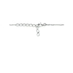 Halskette Rohre 1,3 mm 40 + 4 cm Silber rhodiniert
