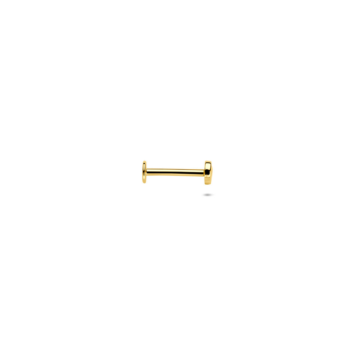 flat back piercing infinity 2,5 mm 14K geelgoud