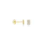 Ohrstecker Zirkonia 14K Gelbgold