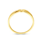 ring gedraaid 14K geelgoud