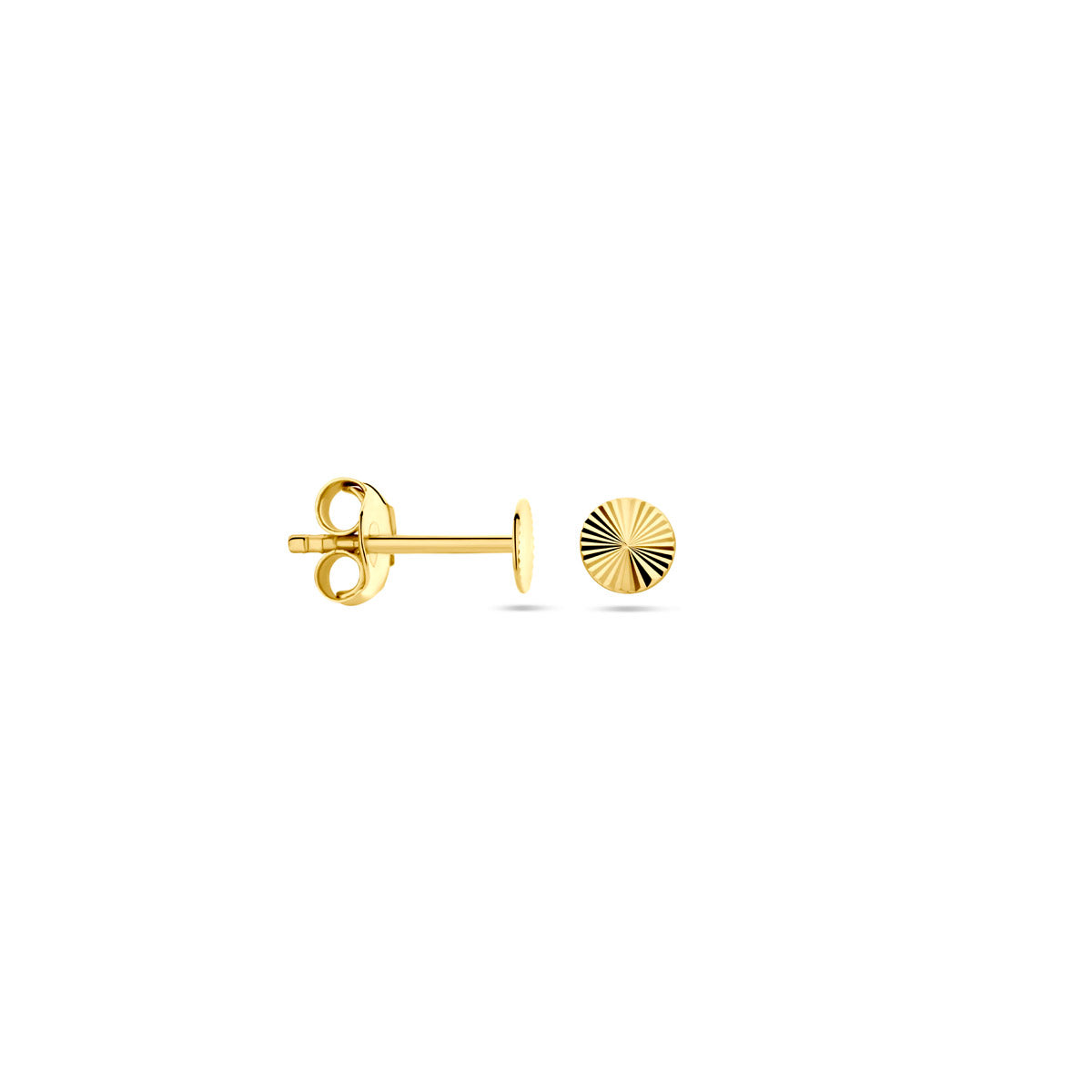 Diamantnieten 4,0 mm 14K Gelbgold