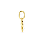 Anhänger Kleeblatt 14K Gelbgold