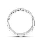 Ringglied Silber rhodiniert