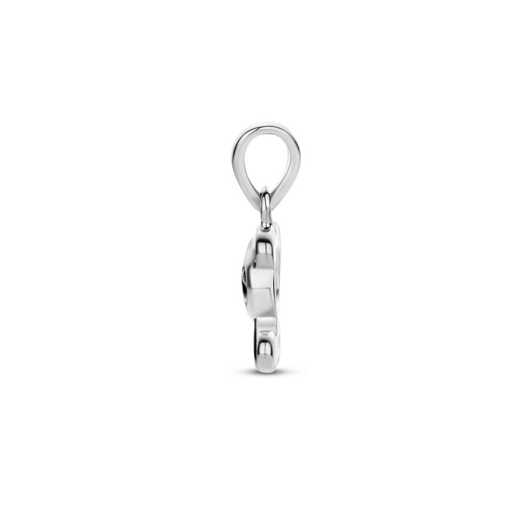 Anhänger Emaille Panda Sterlingsilber rhodiniert