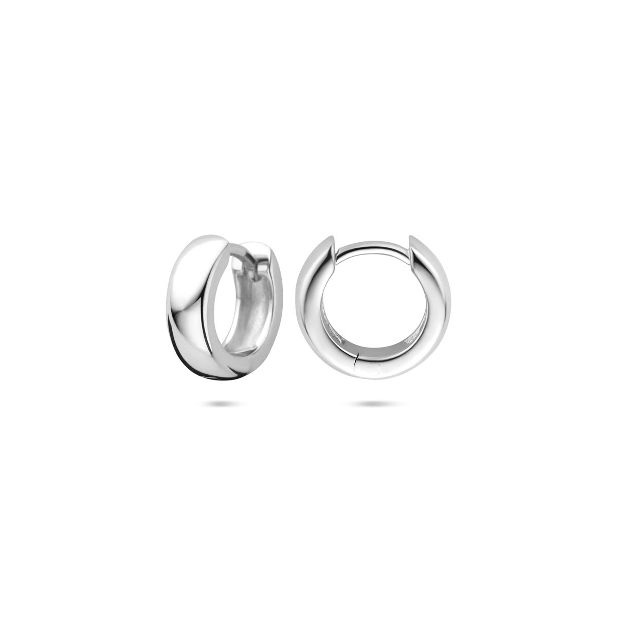 klapoorringen 10,5 mm zilver gerhodineerd