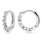 klapoorringen zirkonia zilver gerhodineerd