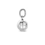hanger voetbal zilver wit