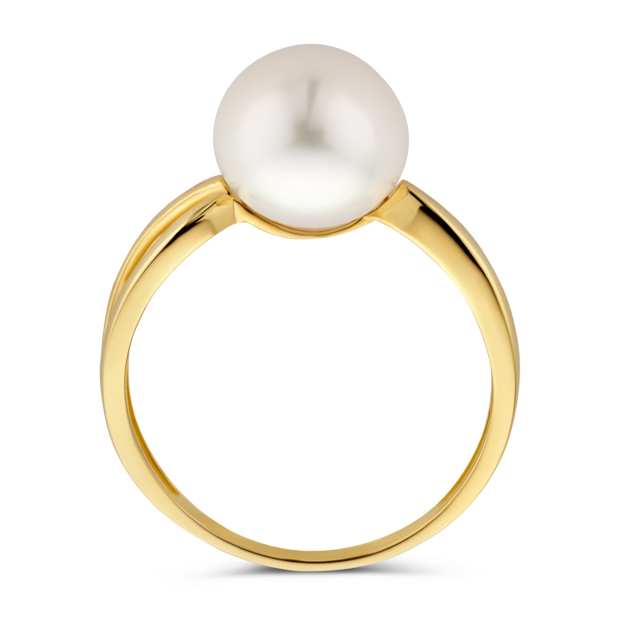ring parel 14K geelgoud