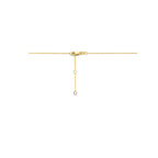 Halskette Herz rosa Topas 40 - 42 - 44 cm 14K Gelbgold