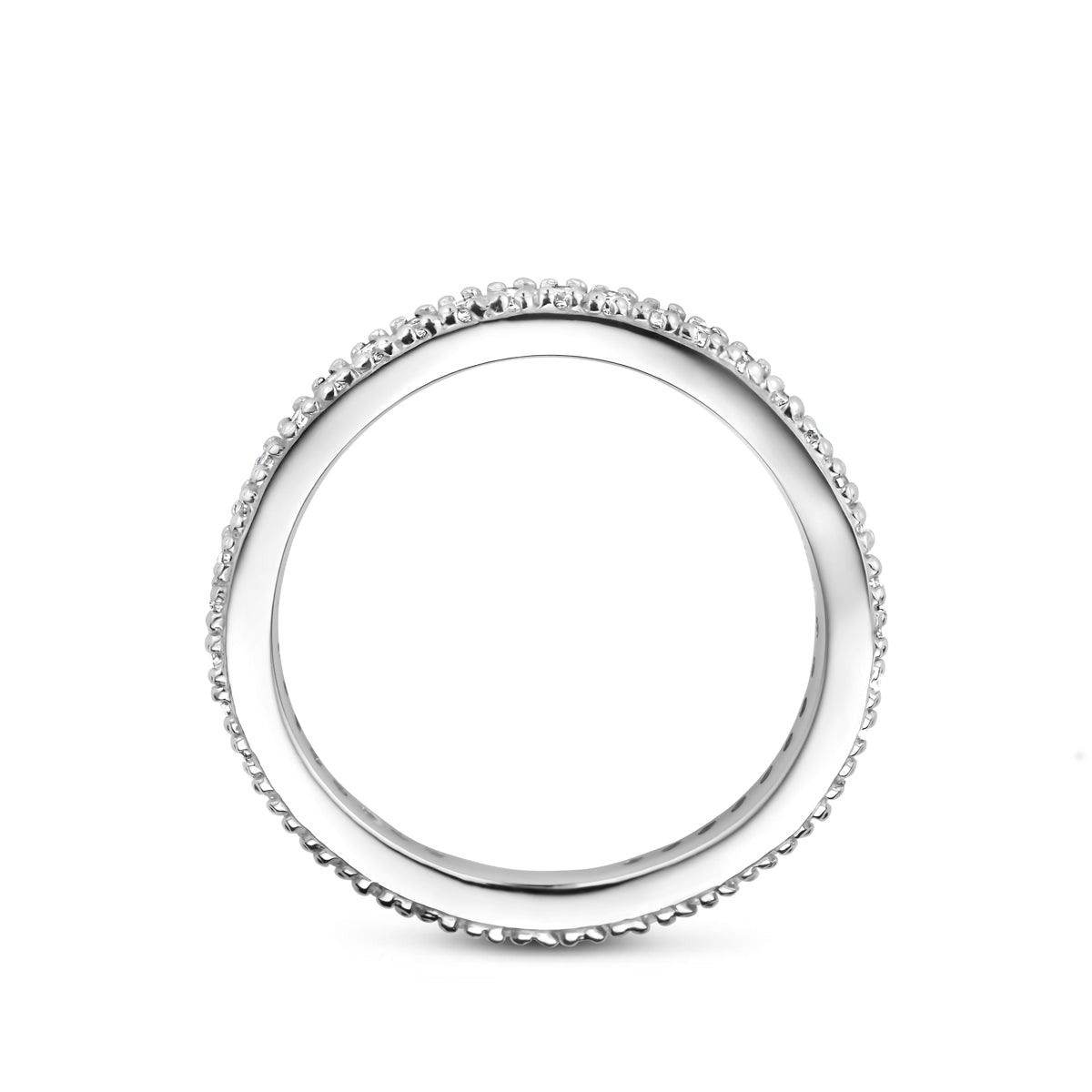 Ring Zirkonia Silber rhodiniert