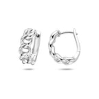 klapoorringen schakel 16 mm zilver gerhodineerd