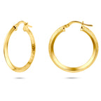 oorringen buis 2,5 mm Silgold (geel met zilverkern)