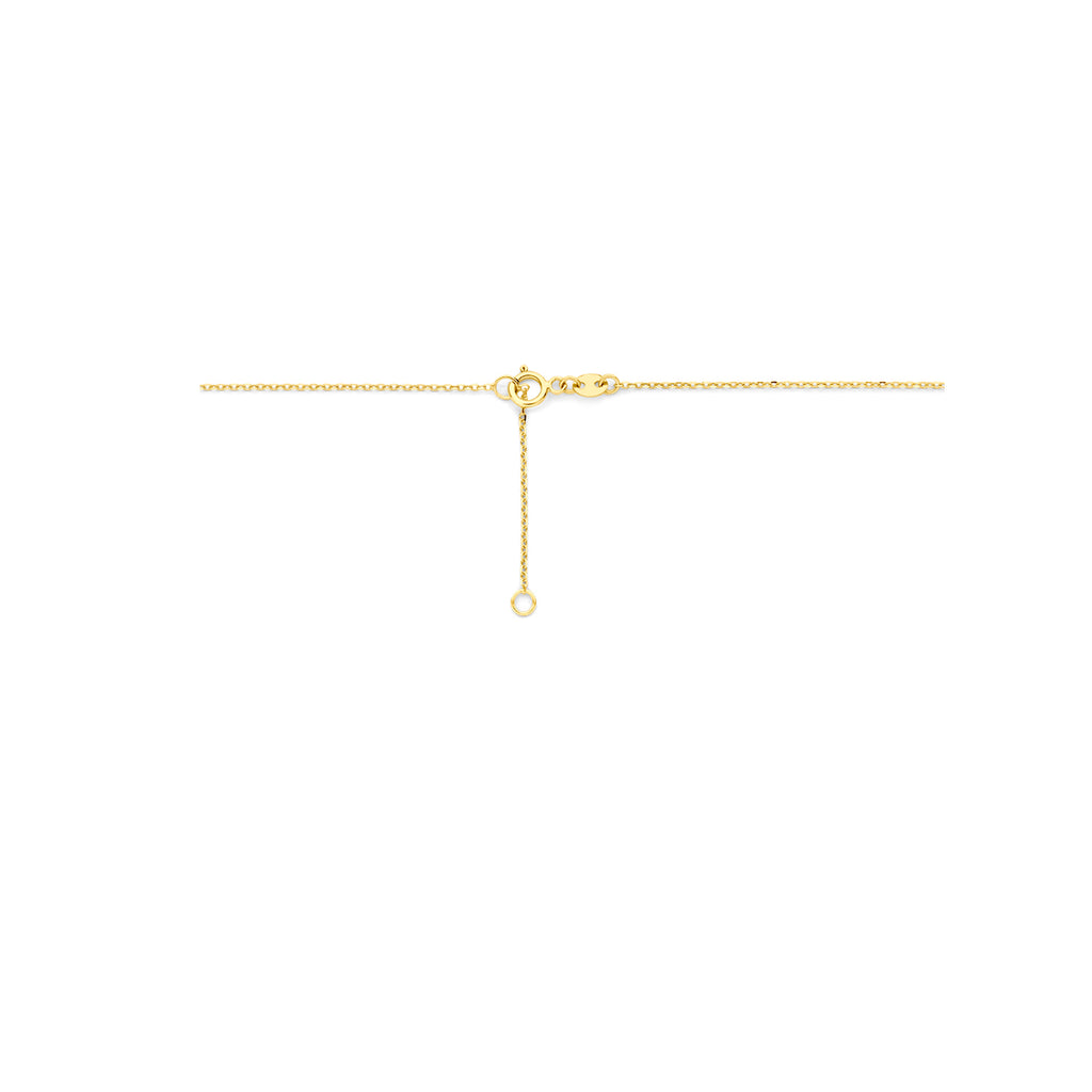 Halskette Kügelchen und Perlen 42 - 45 cm 14K Gelbgold