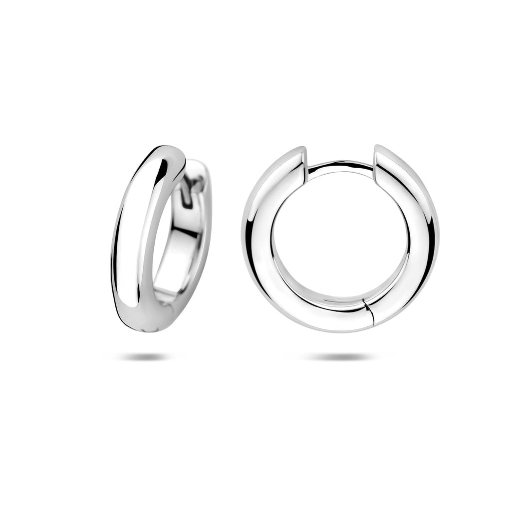 klapoorringen buis 4 mm zilver gerhodineerd