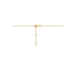 Y-collier parel 43 - 45 - 47 14K geelgoud
