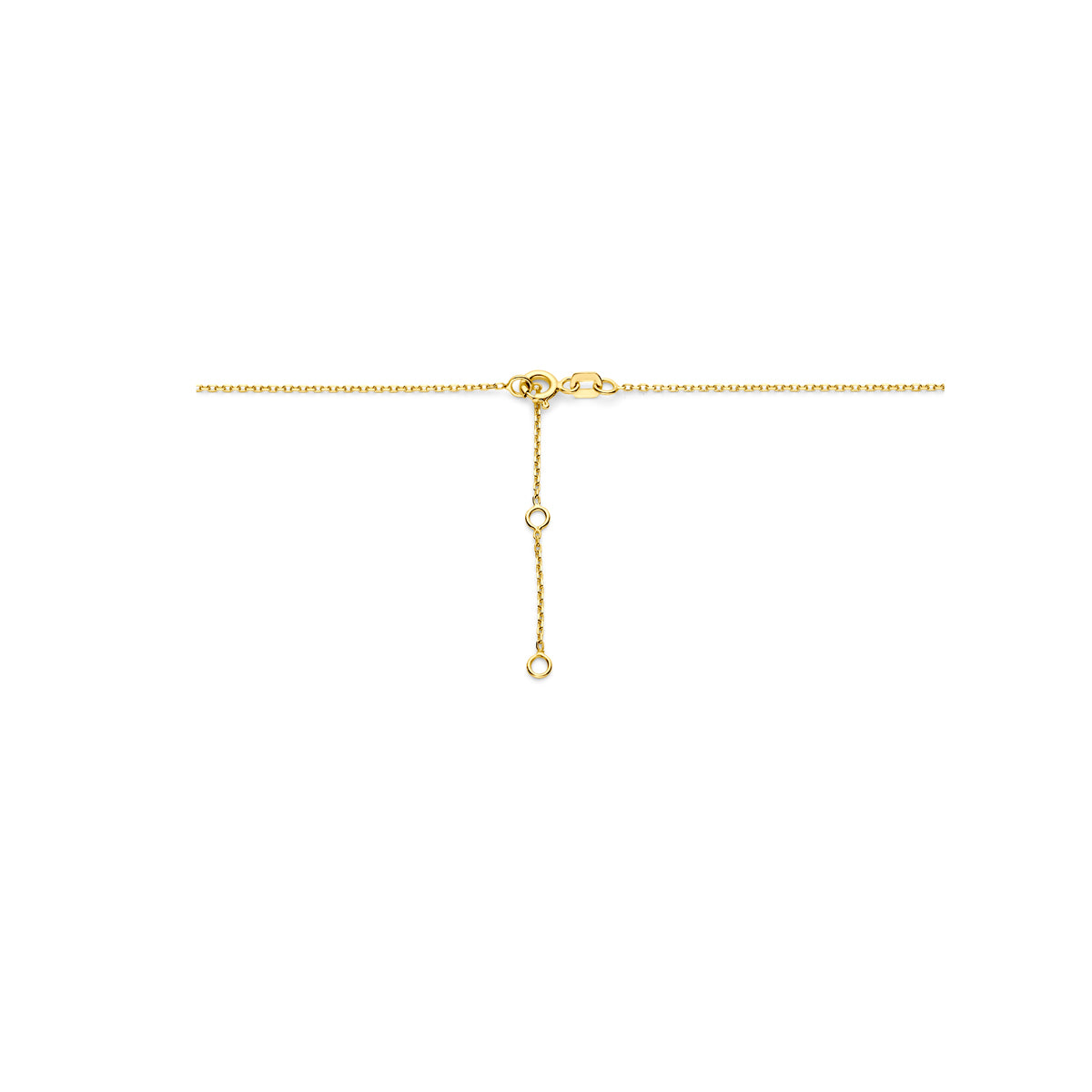 Y-collier parel 43 - 45 - 47 14K geelgoud