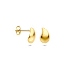 Ohrstecker Tropfen 9,5 mm 14K Gelbgold