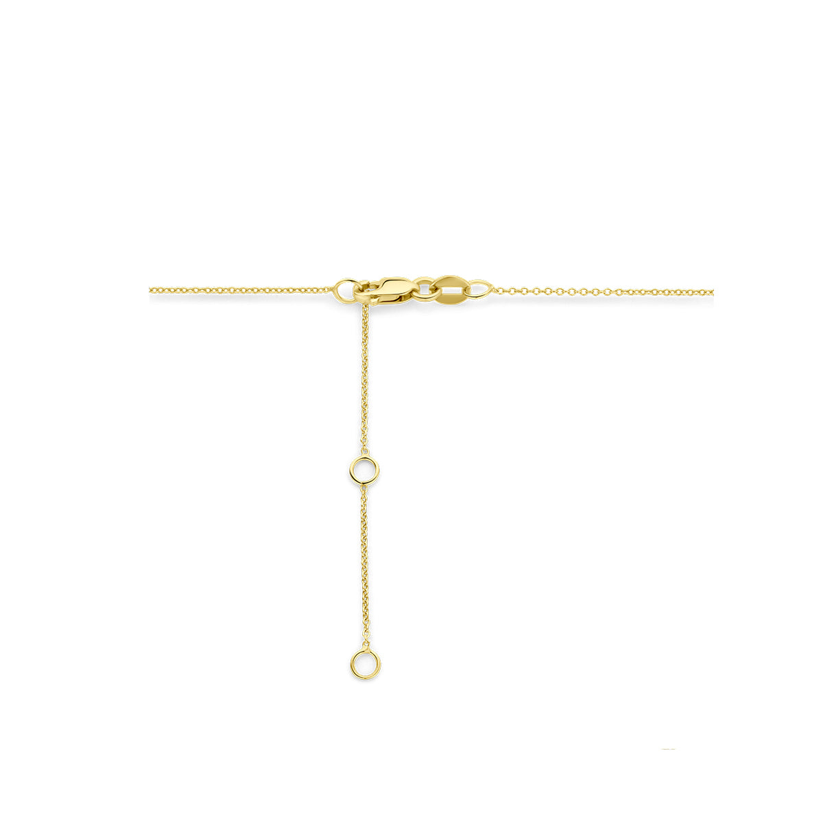 Halskette Peridot 41 - 43 - 45 cm 14K Gelbgold