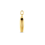 Medaillon oval 19 mm 14K Gelbgold