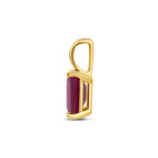 hanger robijn 11 mm 14K geelgoud