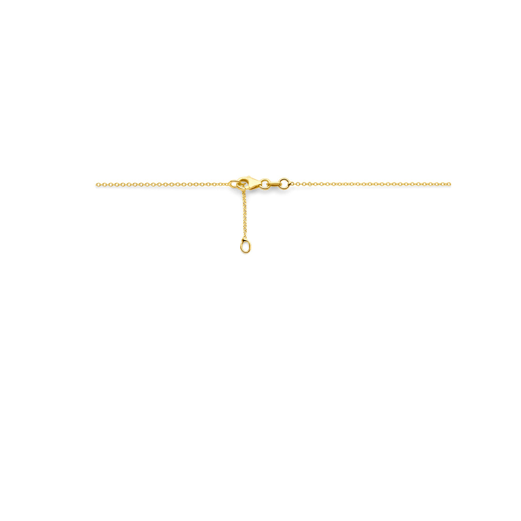 collier citrien 42 – 44 cm 14K geelgoud